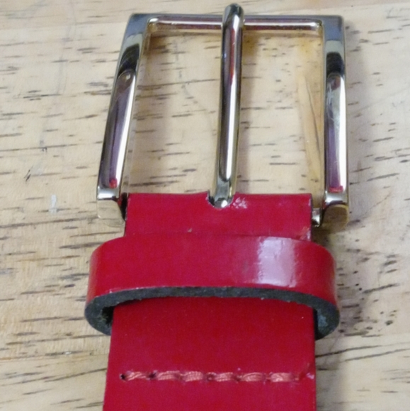🇬🇧Express Vintage Made in England Red Belt Small,Fits 28-33,New!! Nice Gift. - Picture 2 of 15